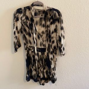 Animal print romper XS